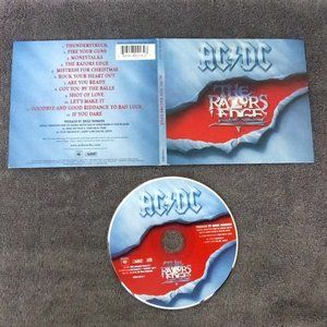 AC/DC The Razors Edge CD 2003 Remaster Digipak Booklet EPIC Records Rock EUC
